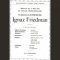 Deuxième concert d'Ignaz Friedman donné à Vienne, le 3 mars 1920.
