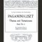 Paganini-Liszt. Thème avec variations, Étude n°6 de Ferruccio Busoni à Ignaz Friedman.